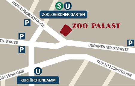 Anfahrt Zoopalast
